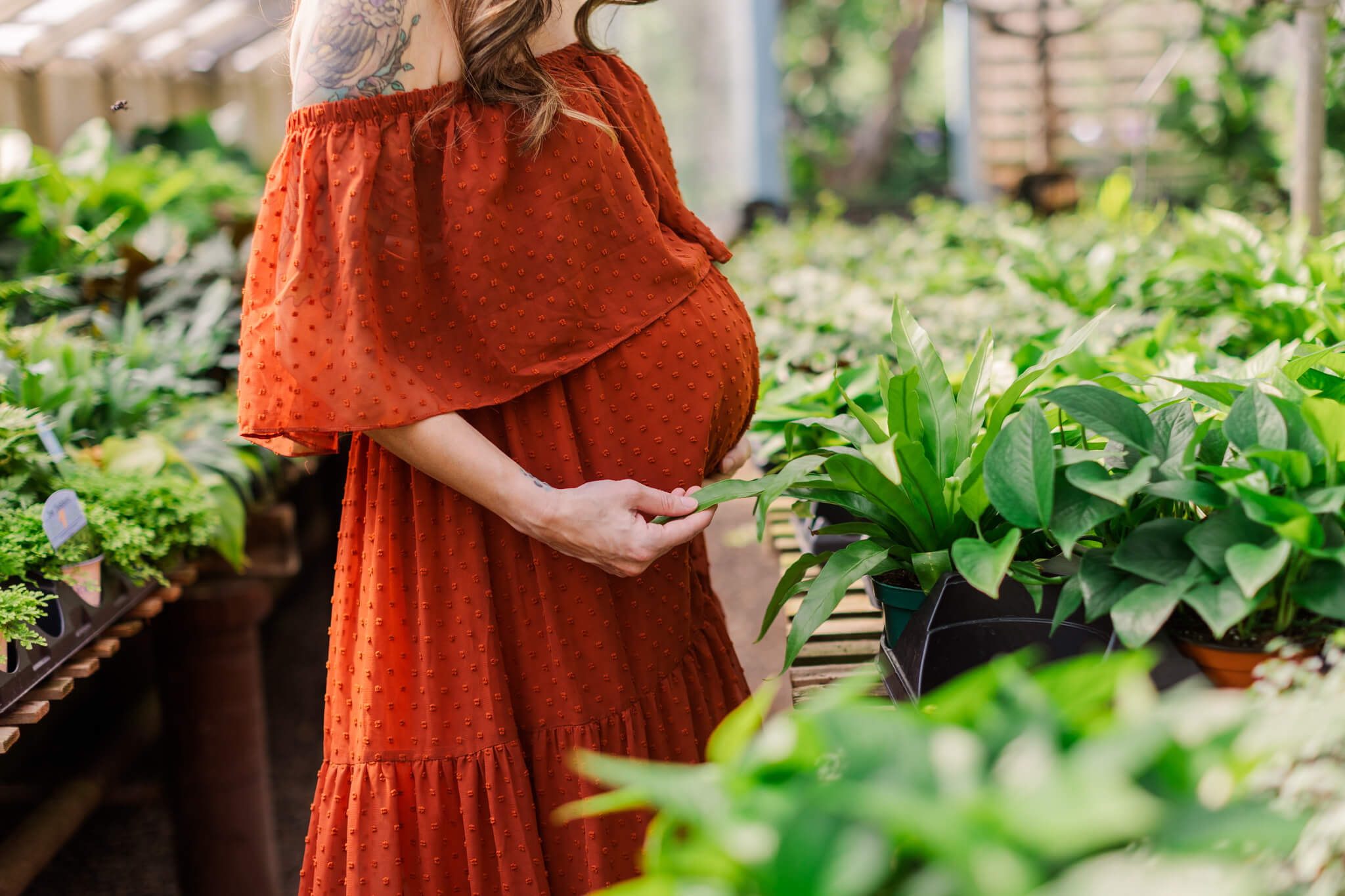 Expecting mom capturing her maternity session at a local greenhouse. Client is wearing a burnt orange baltic born dress. captured by molly berry photography.
obgyn augusta ga